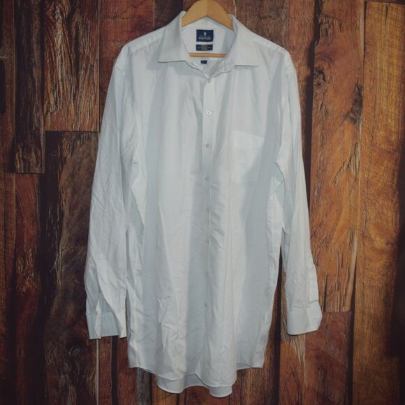 STAFFORD Executive Non-Iron Oxford Mens Sz 18.5 X-Tall 38-39 DRESS SHIRT - Picture 1 of 5